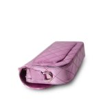 24C Shiny Light Pink Calfskin Quilted Flap Bag & Coin Purse - Image 11