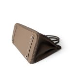 Birkin 30 Etoupe Epsom Palladium Plated Y Stamp - Image 4