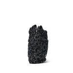 24B Black Floral Denim Quilted Mini 22 Bag SHW - Image 9