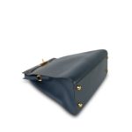 Kelly Sport PM Bleu Marine Courchevel Gold Plated [A] Stamp - Image 6