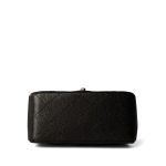 Black Caviar Quilted Mini Square Flap Ruthenium Hardware - Image 7