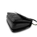 Black Lambskin Quilted Trendy CC Small LGHW - Image 6