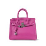 Birkin 30 Magnolia Veau Taurillon Novillo Palladium Plated C Stamp - Image 9