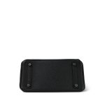 Birkin 25 Noir Veau Togo Palladium Plated A Stamp - Image 11