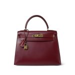 Kelly Sellier 28 Rouge Box Calfskin Gold Plated (Y) Stamp - Image 4