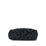 24B Black Floral Denim Quilted Mini 22 Bag SHW - Image 4