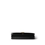 Black Caviar Quilted Boy Wallet on Chain (WOC) Aged Gold Hardware - Image 3