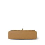 Beige Caviar Quilted Classic Flap Medium 24K Gold Plated - Image 7