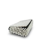 19S Pearl On Flap Mini Rectangular Flap Bag Light Gold Hardware - Image 5