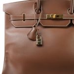 Birkin 40 Brown Evergrain Gold Plated [B] Stamp - Image 3