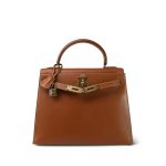 Kelly Sellier 28 Gold Courchevel Gold Plated T Circle Stamp - Image 11