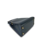Kelly Sport PM Bleu Marine Courchevel Gold Plated [A] Stamp - Image 4
