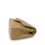 Light Beige Lambskin Quilted Classic Flap Small Gold Hardware - Image 8