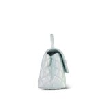 21K Iridescent Light Blue Caviar Quilted Small Coco Handle - Image 5