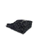 24B Black Floral Denim Quilted Mini 22 Bag SHW - Image 6