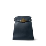 Kelly Sport PM Bleu Marine Courchevel Gold Plated [A] Stamp - Image 12