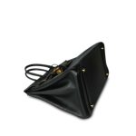 Birkin 35 Black Ardennes Gold Plated [C] Stamp - Image 7