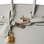 Birkin 25 Beton Togo Rose Gold Plated D Stamp - Image 3