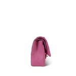 21P Pink Caviar Quilted Classic Flap Medium Light Gold Hardware. - Image 7