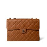 Vintage Caramel Jumbo Single Flap Bag GHW - Image 2