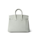 Birkin 25 Mushroom Veau Togo Gold Plated B Stamp - Image 7