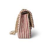Red Striped Jersey Coco Sailor Flap Bag LGHW - Image 3