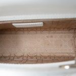 White Lambskin Cannage Lady Dior Small - Image 12