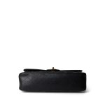 Black Caviar Quilted Classic Flap Medium 24k Gold Hardware - Image 5
