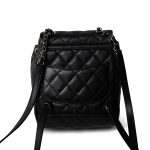 24S Black Caviar Quilted Urban Spirit Backpack LGHW - Image 3