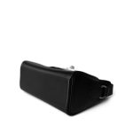 Kelly Messenger Bag PM Noir Evergrain Calfskin Palladium Plated B Stamp - Image 10