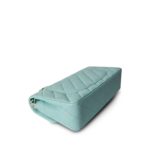 19C Tiffany Blue Caviar Quilted Classic Flap Small Light Gold Hardware - Image 10