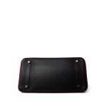 Birkin 35 Black/Red Togo Palladium Plated [N] Stamp - Image 3