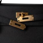 Kelly Sellier 28 Black Epsom Gold Plated Y Stamp - Image 15
