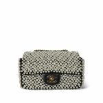 19S Pearl On Flap Mini Rectangular Bag LGHW - Image 2