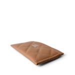 23P Caramel Caviar Quilted Classic Card Holder - Image 3