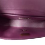 24C Shiny Light Pink Calfskin Quilted Flap Bag & Coin Purse - Image 13