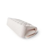 21S White Caviar Quilted Classic Flap Small LGHW - Image 9