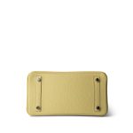 Birkin 25 Jaune Poussin Togo Palladium Plated Z Stamp - Image 13