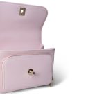 22P Light Pink Caviar Quilted Business Affinity Small Flap Light Gold Hardware - Image 6