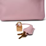 Birkin 25 Rose Sakura Swift Gold Plated T Stamp - Image 14