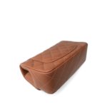 22S Caramel Lambskin Quilted Mini Rectangular Flap Light Gold Hardware - Image 11