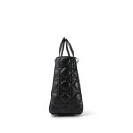 Black Lambskin Cannage Lady Dior Medium - Image 8