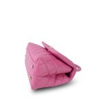 Light Pink Caviar Quilted Lizard Embossed Coco Handle  Small LGHW - Image 8