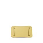 Birkin 25 Jaune Poussin Togo Gold Plated Z Stamp - Image 10