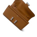 Constance Long To Go Wallet Caramel Evercolor Palladium Plated B Stamp - Image 14