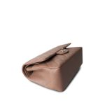 17B Dark Beige Caviar Quilted Classic Flap Jumbo Silver Hardware - Image 9