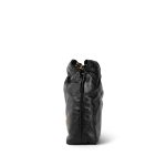 23S Shiny Black Calfskin Quilted Mini 22 Pearl Strap Bag Aged Gold Hardware - Image 3