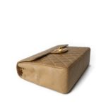 Vintage Dark Beige Lambskin Quilted Classic Single Flap Jumbo GHW - Image 7