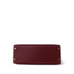 Kelly 28 Rouge H Chamonix White Stitching Gold Plated E Square Stamp - Image 12