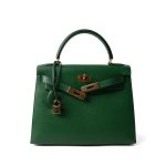 Kelly Sellier 28 Green Courchevel Gold Plated (V) Stamp - Image 13